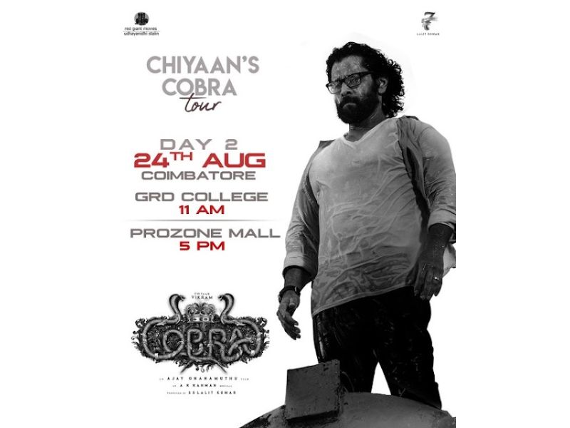 Meet Chiyaan at Coimbatore today!